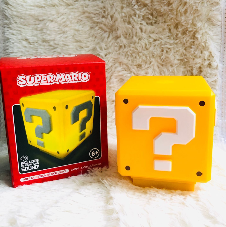Bright yellow Mario LED light