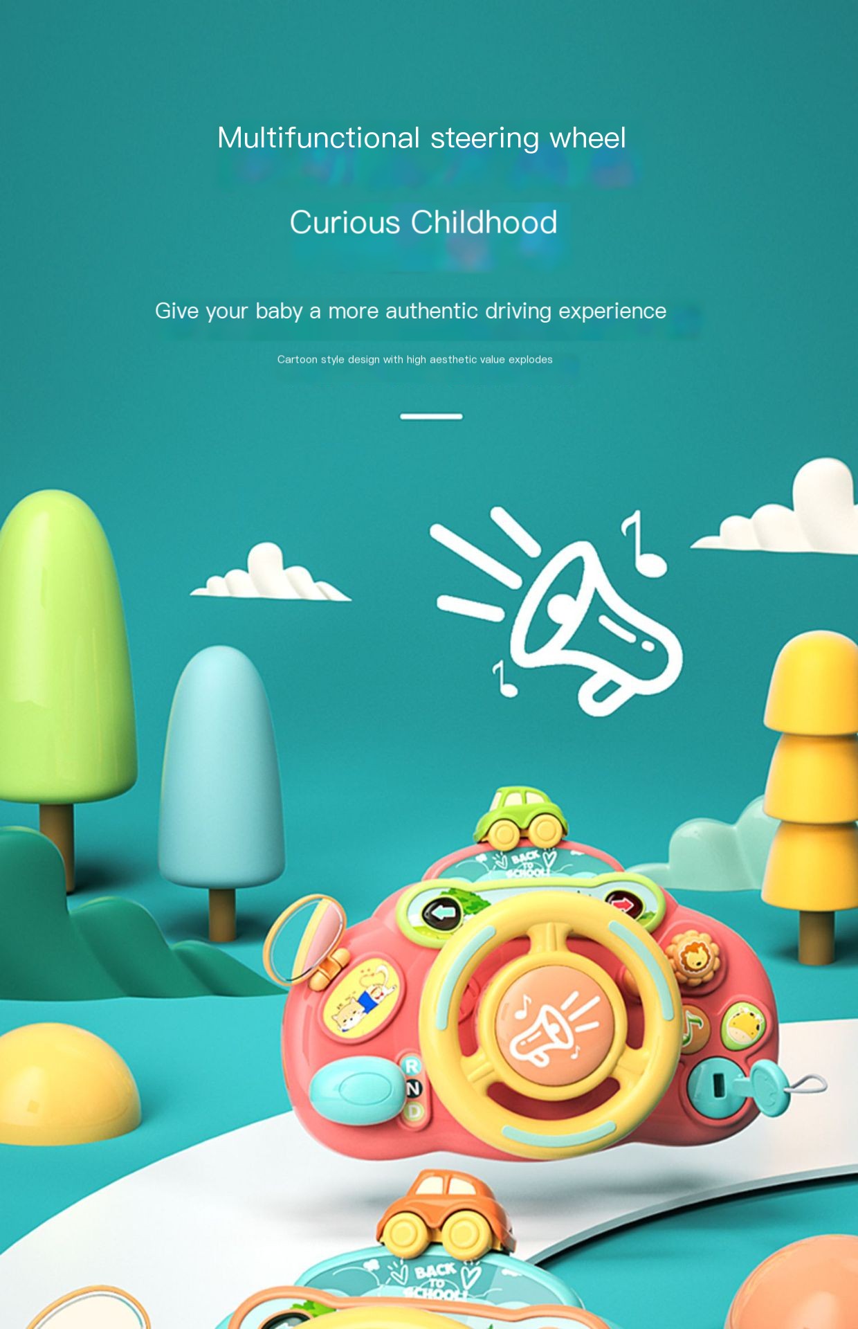 Children's Steering Wheel Toy