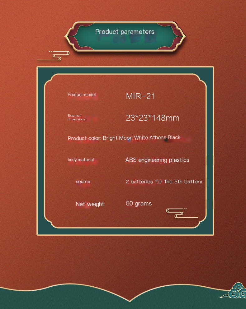 Close-up of anti-itch device