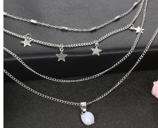 Bohemian Star Pendant Necklace