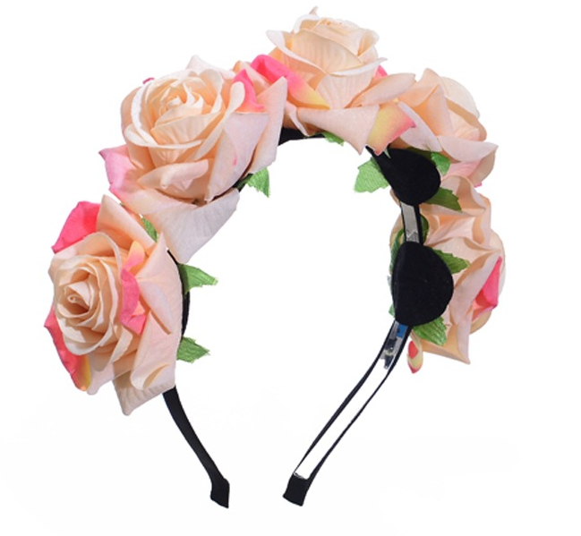 Rose Flower Headband Image 2