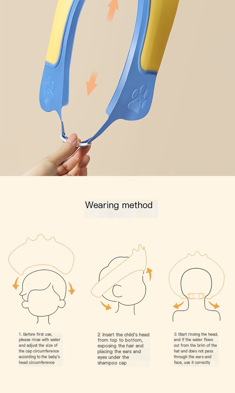 Easy to Use Baby Shampoo Cap