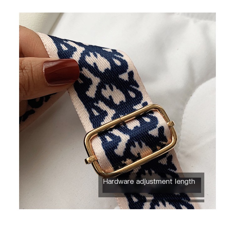 Wide Strap Small Square Bag