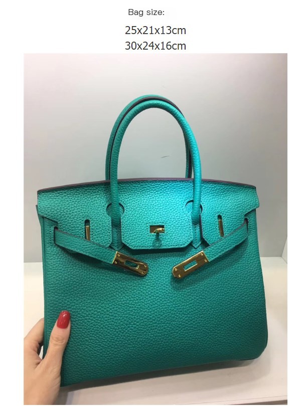 Platinum Bag in Lake Green