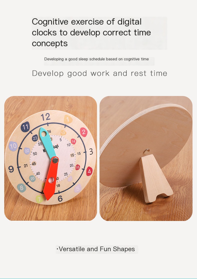 Colorful small clock image 2