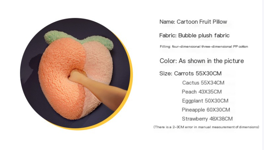 Fruits Plush Pillow 2