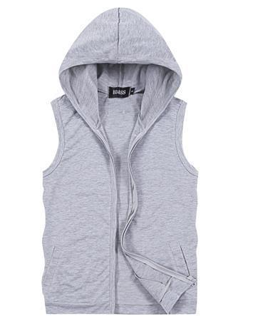Slim-fit Hooded Sleeveless Training Top