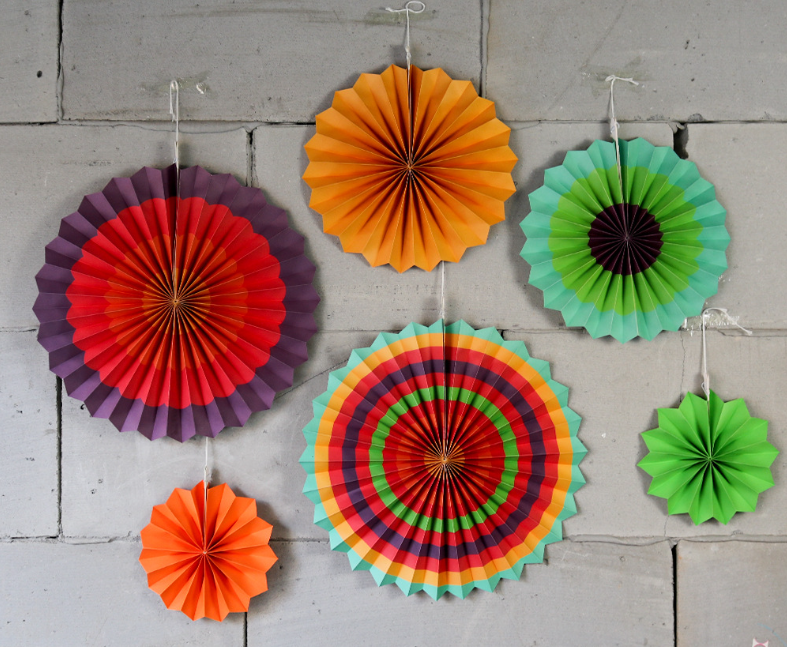 Paper Flower Fan Decoration 1