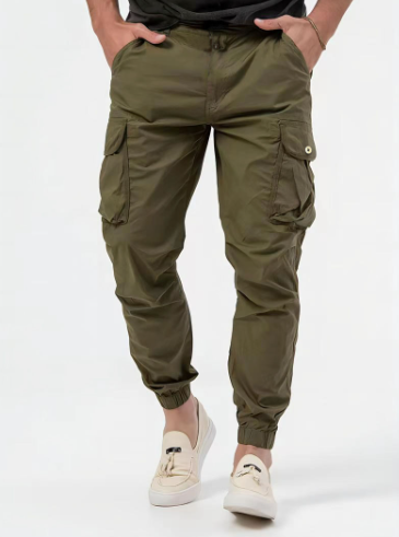LUCAS Cargo Pants in Khaki