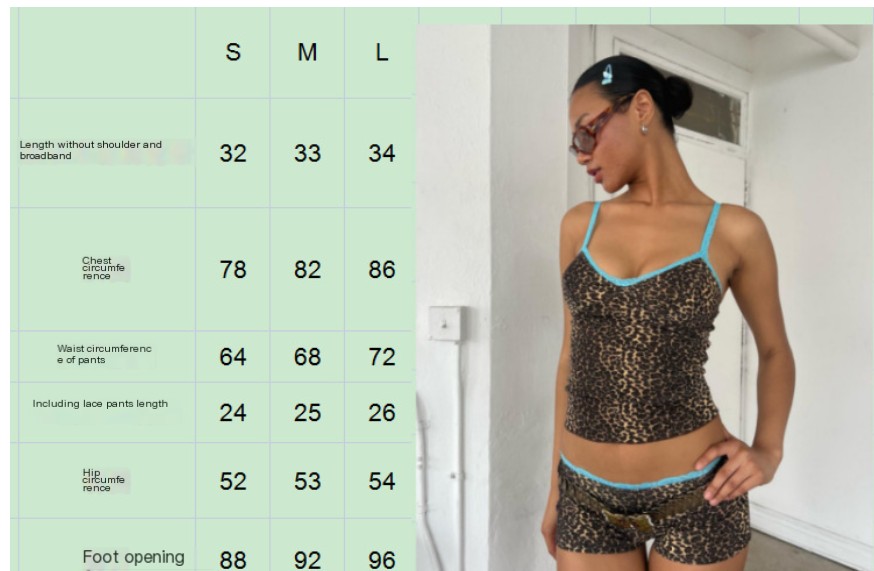 90s Rave Leopard Print Set Image 1