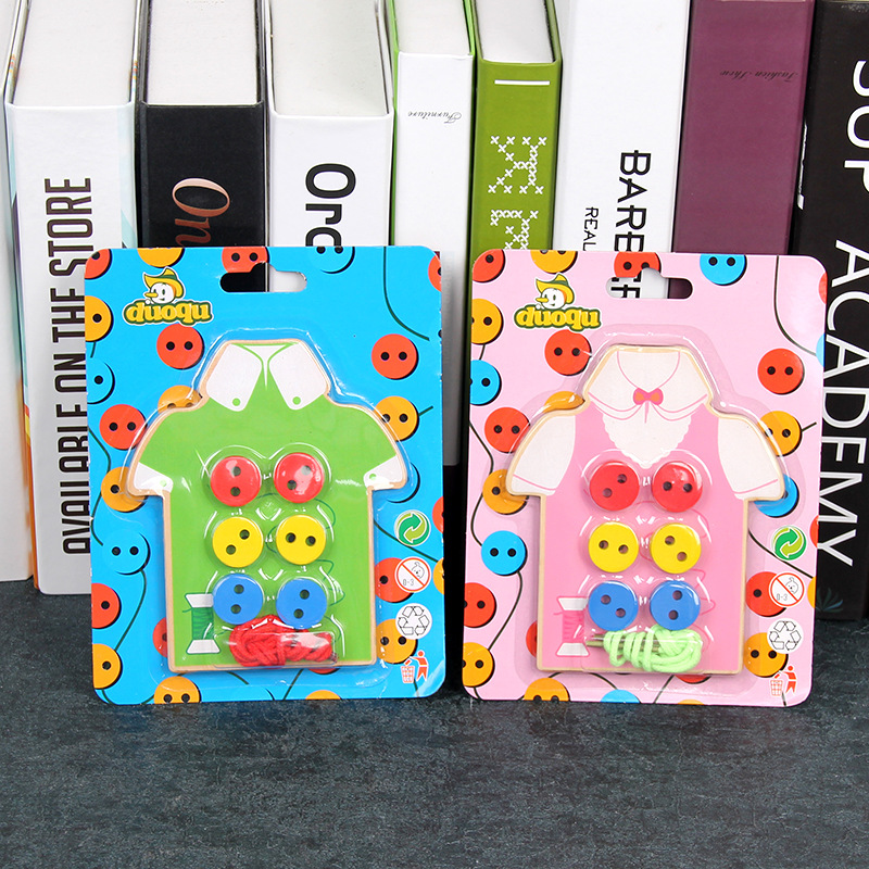 Children's Educational Handmade Toy - Button Sewing Game