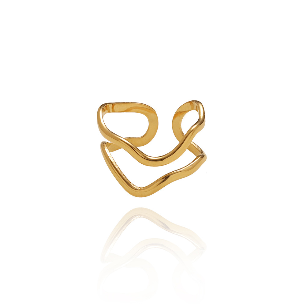 18 Karat Gold Plated Ring - Image 1
