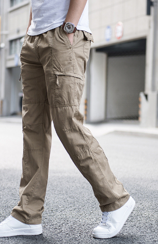 Relaxed Casual Cargo Pants - Image 1
