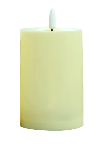 BOUGIE BLANCHE FLAMME DANSANTE Image 2