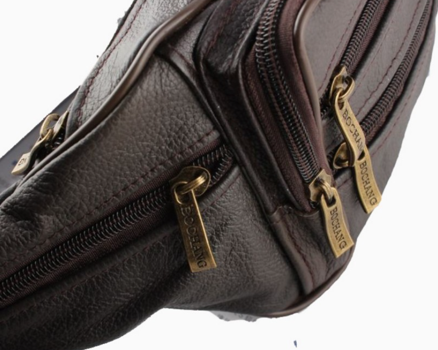 Genuine Leather Waist Bag Image 4