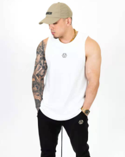 Gym Stringer Tank Top - Front View