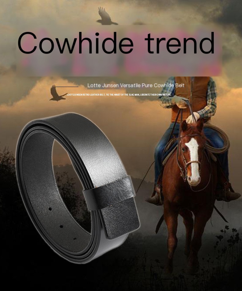 Punk Retro Leather Belt