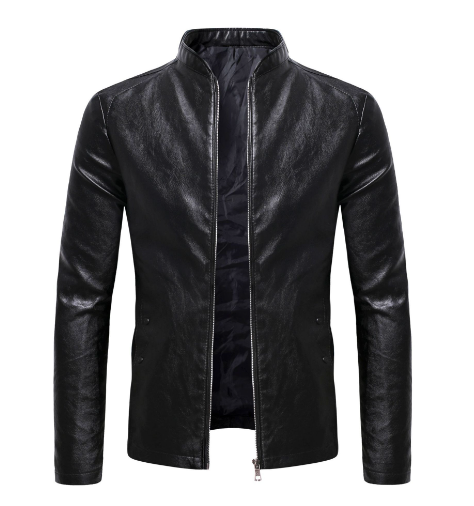 Men's Winter Jacket in Genuine Leather - Feng image