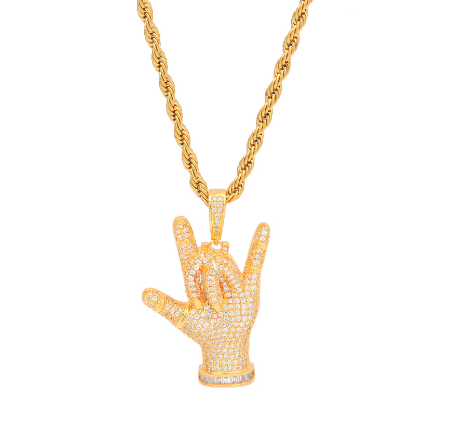 I Love You Gesture Pendant Image 2