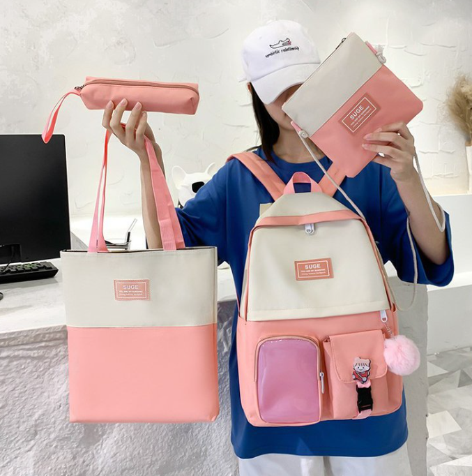 Close-up of the backpack's material