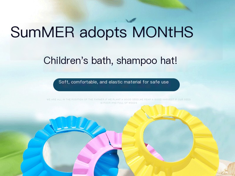 Baby Bath Cap - Pink