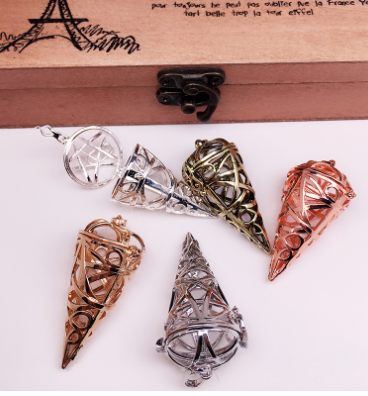 Glass Ball Box Necklace Image 2