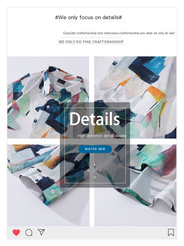 Casual Abstract Printed Shirt 3