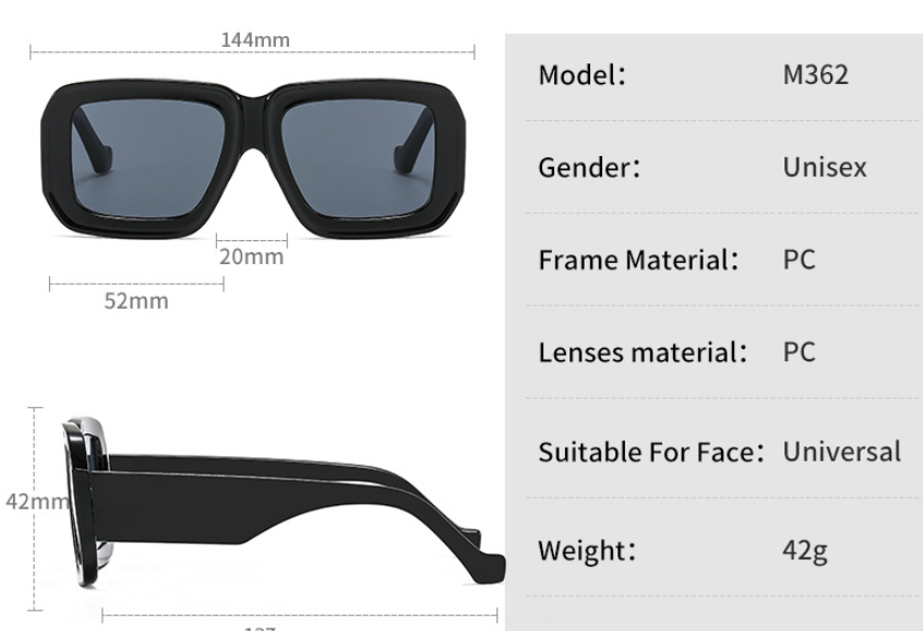 Sunglasses in Beige Gray