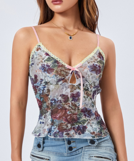 Chic Tie-Up Front Tank