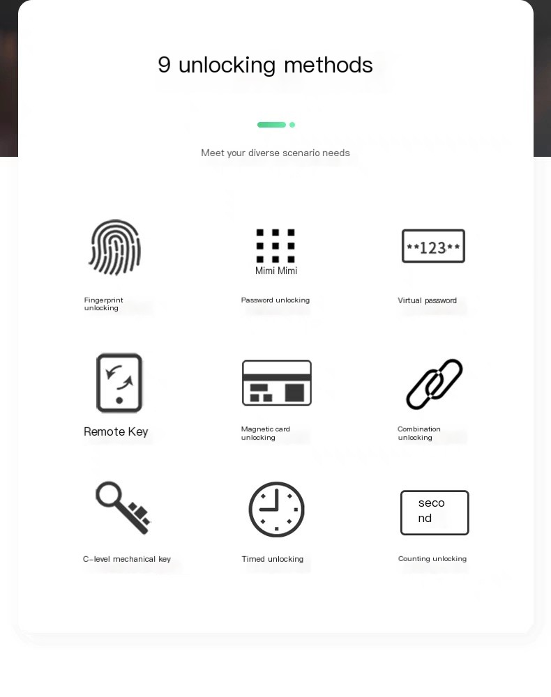 Graffiti WIFI Home Security Door Password Fingerprint Lock Apartment Homestay Remote Management All Lock TTLOCK Door Lock