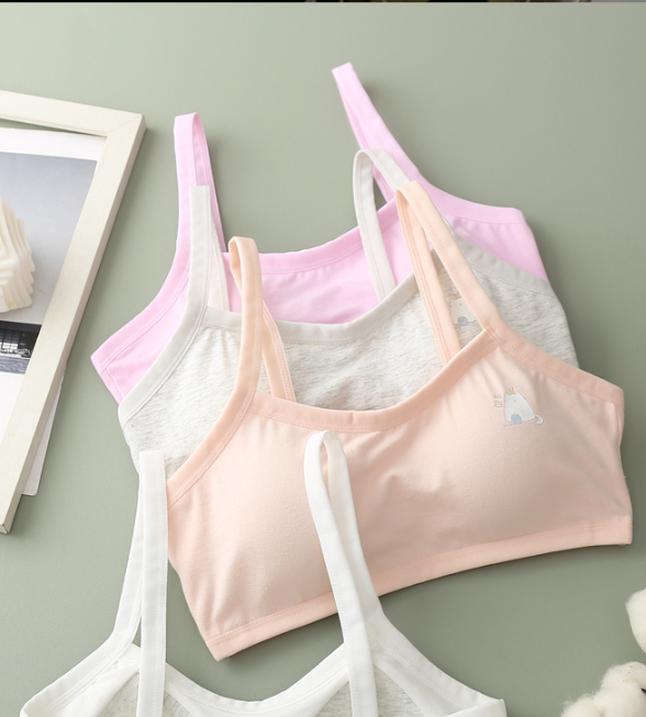 Cotton Girls Developmental Underwear - Beige