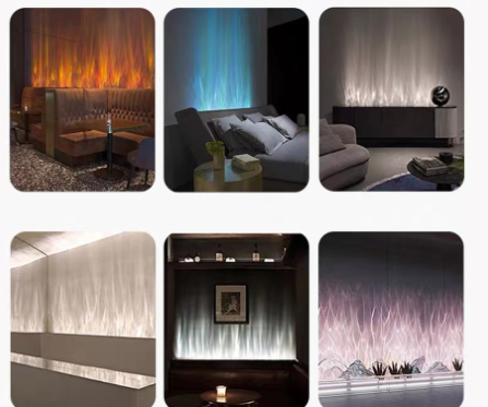 3D Dynamic Water Wave LED Light