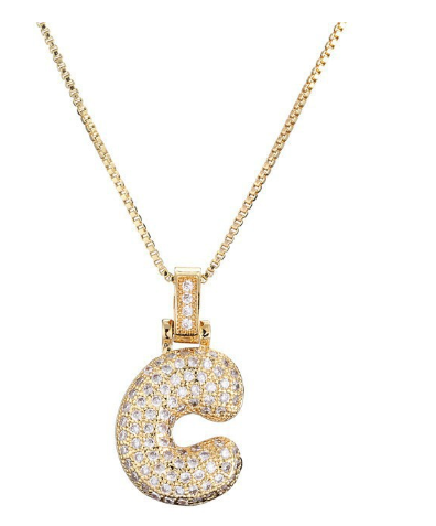 Gold-Plated Initials Necklace 2