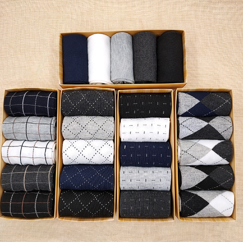 Men's Checkered Sock