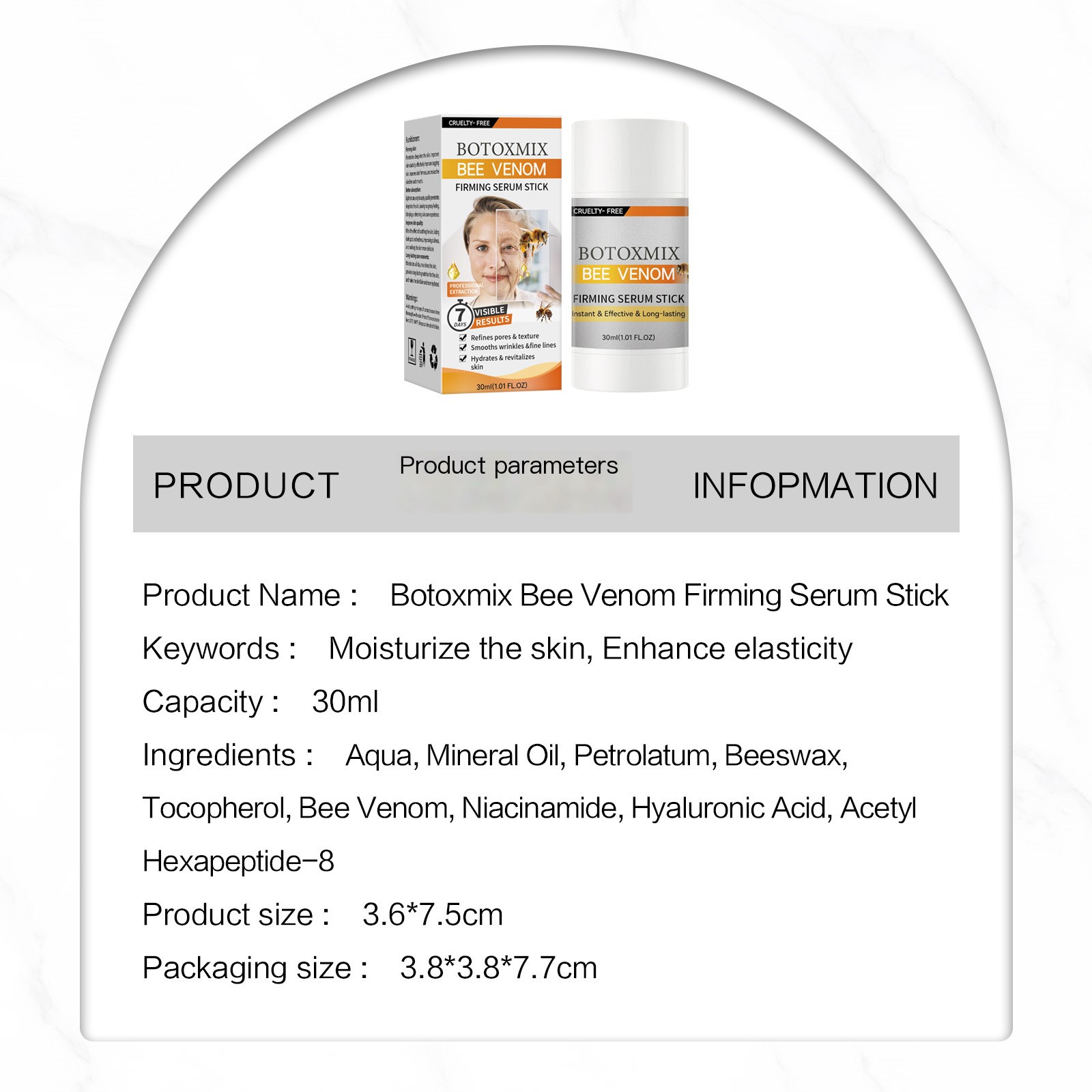 Flysmus Botox Bee Venom Firming Serum Stick Image 4