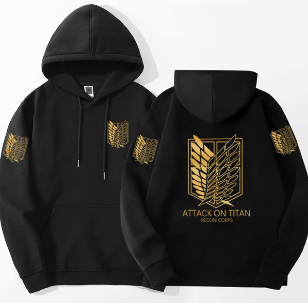 Attack on Titan Hoodie Front View