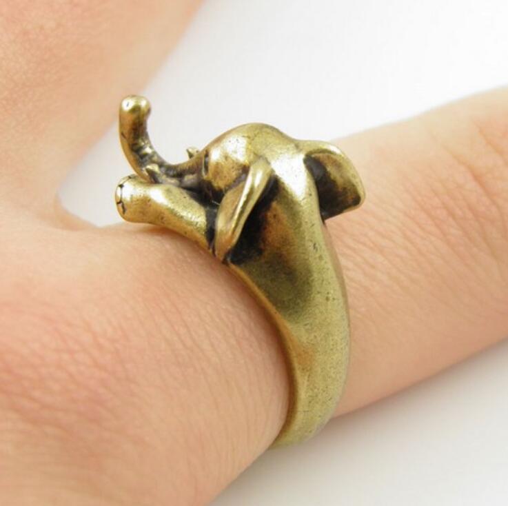 Vintage Elephant Ring Showcase