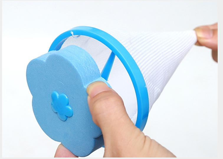 Floating pet hair remover