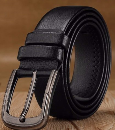 Black Leather Belt