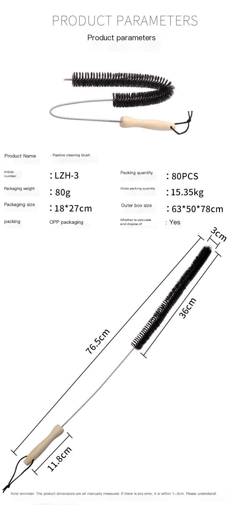 Pipe Cleaning Brush 8