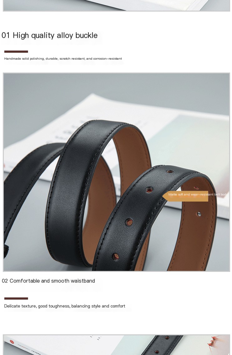 Versatile Color Options for Leather Belt