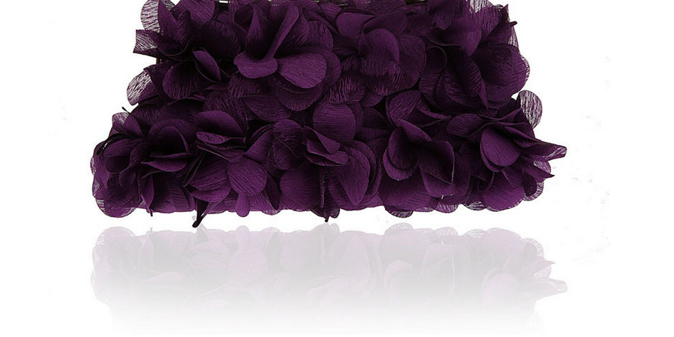 Handcrafted Floral Clutch - Image 3