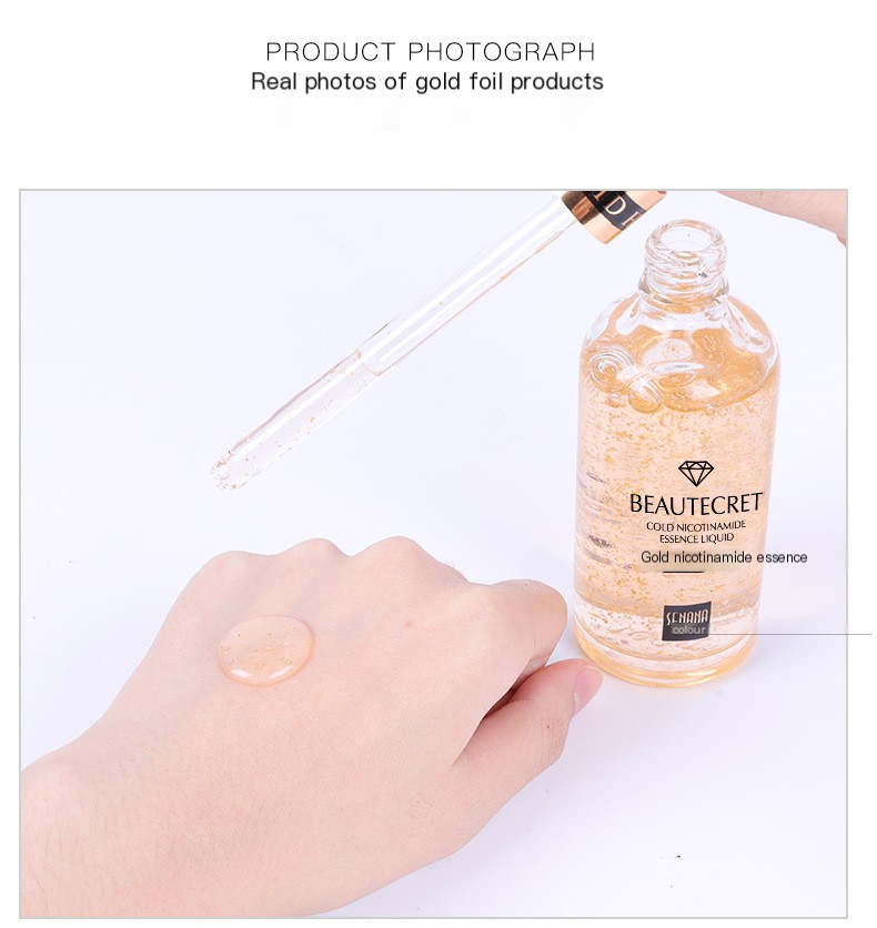 Sinana Gold Essence Hydrating Moisturizing Improving Fine Line Brightening Niacinamide Essence Female Factory Wholesale