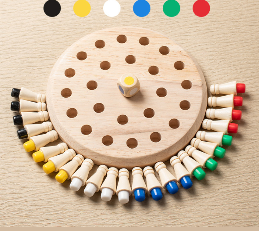Wooden Memory Chess Image 2