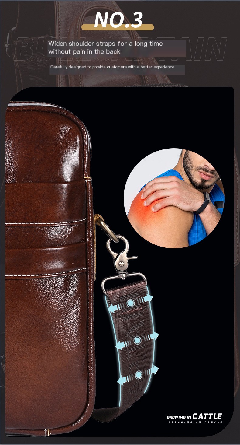 Executive Leather Briefcase Image 3