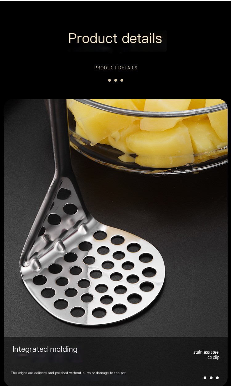Stainless Steel Manual Potato Masher 7