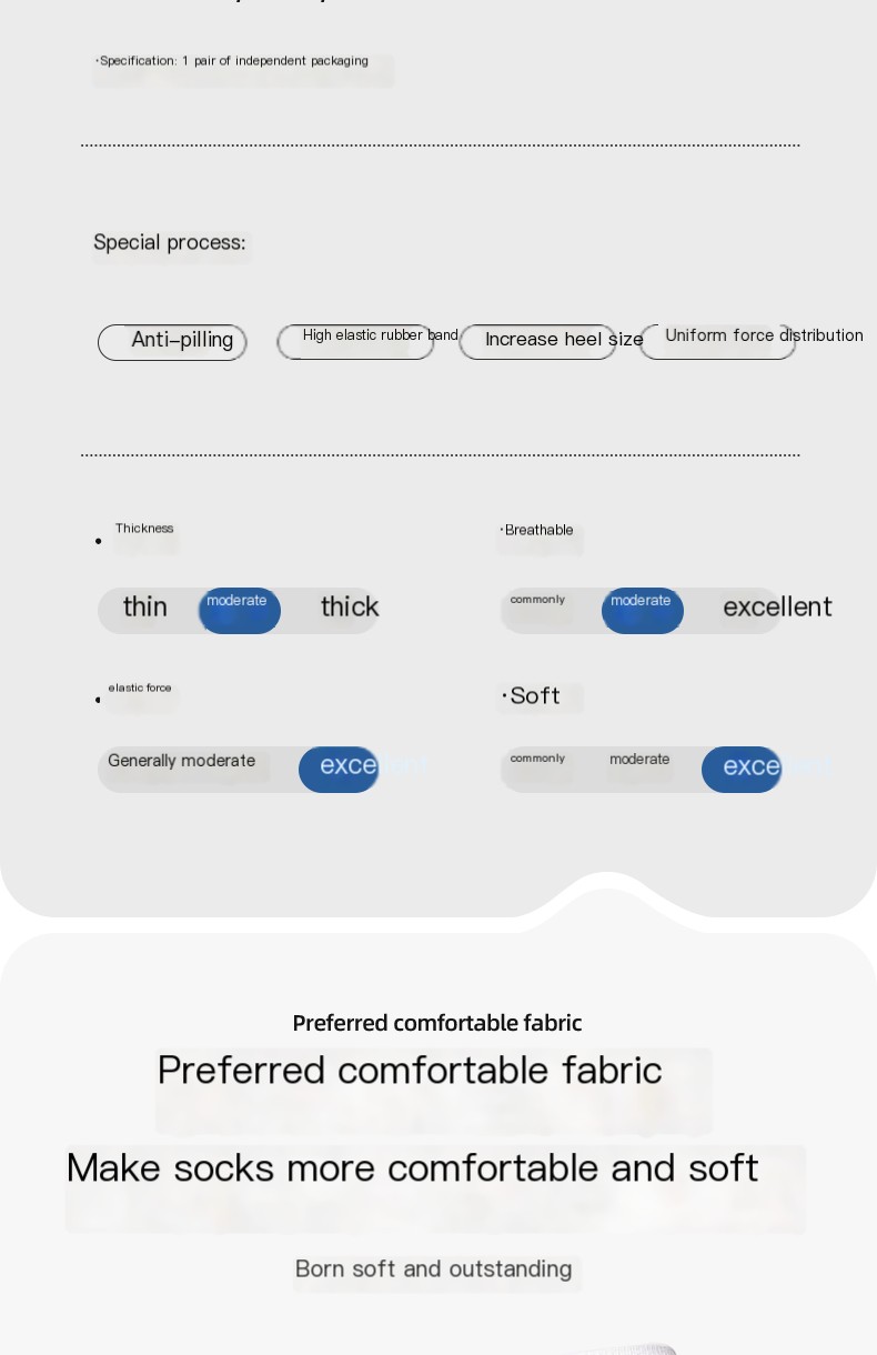 Extra-Wide Stretch Diabetic Socks - Image 3