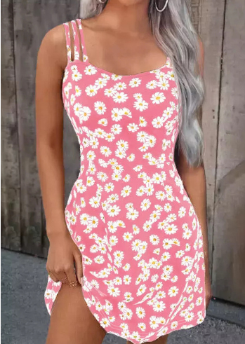 Floral Print Maxi Dress