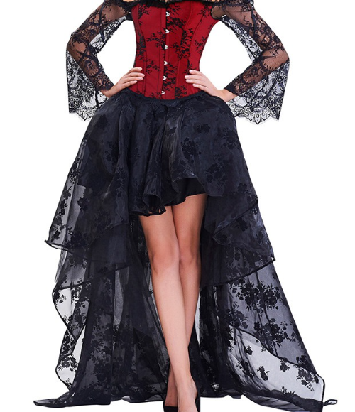 Day of the Dead Christmas Palace Corset Image 1