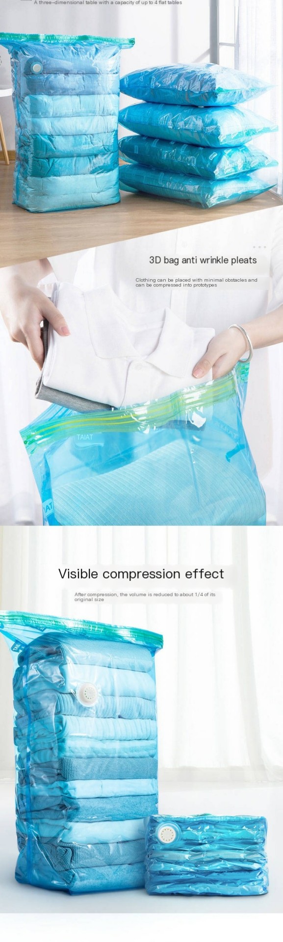 Easy to Use Compression Bags